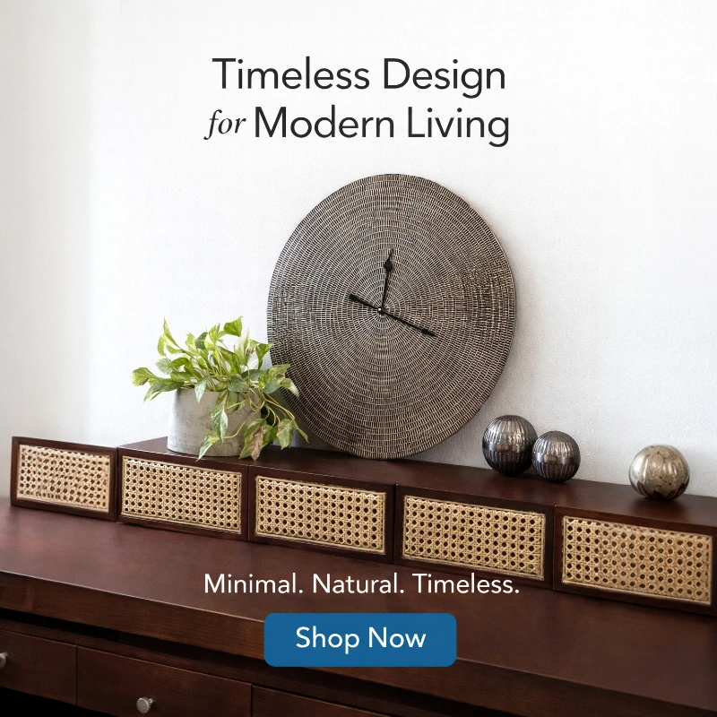 Aurora Weave Wall Clock - Image 4