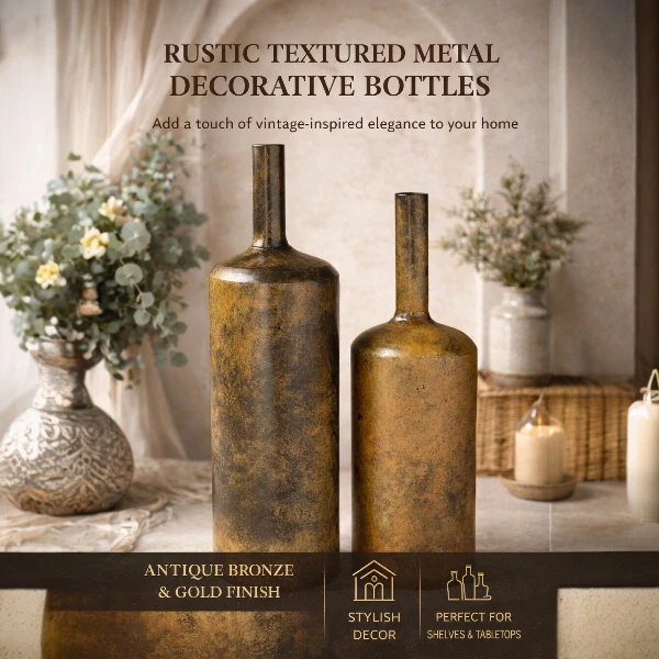 Decorative Bottle Vase - Image 5